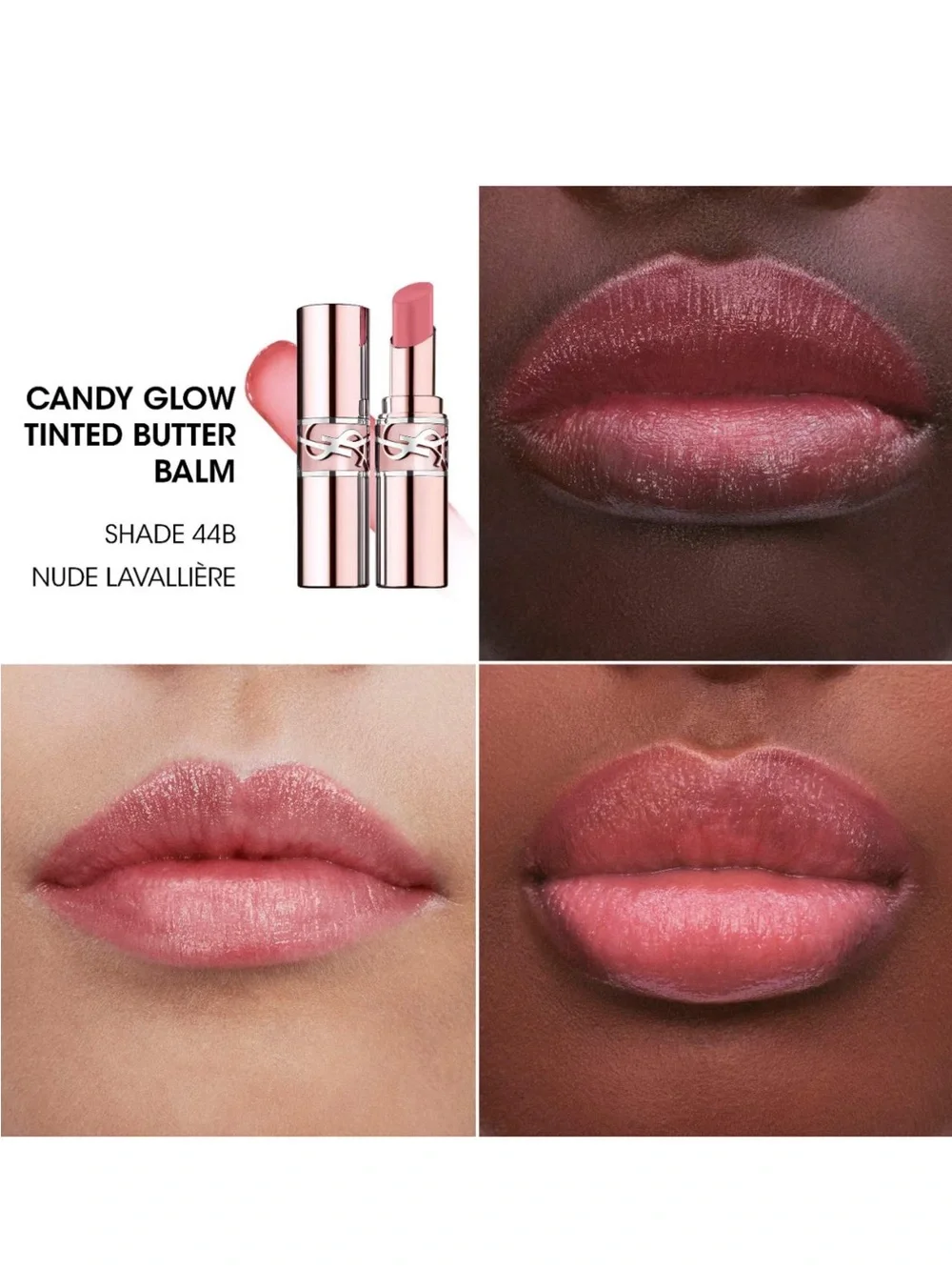 Yves Saint Laurent Candy Glow Tinted Butter Balm — 44B Nude Lavalliere